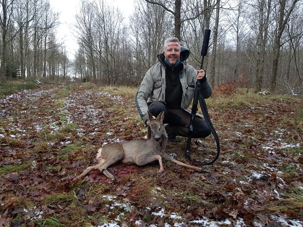 Søren har nedlagt sit første rådyr!