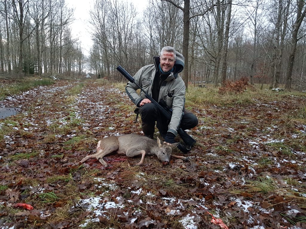 Søren har nedlagt sit første rådyr!